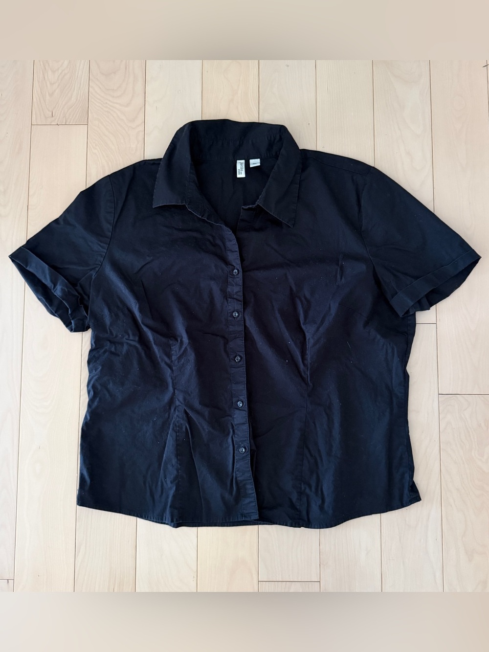 St. John’s Bay Black Button Up Shirt